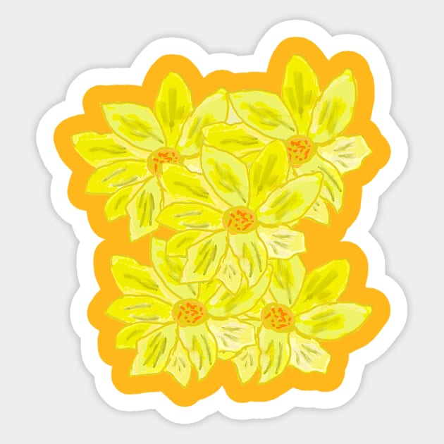 Painted Flowers Sticker by PhotosbyHealy